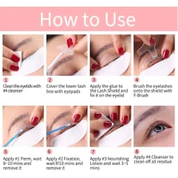 ICONSIGN Upgrade Version Lash Lift Kit Lifting Eyelashes Lasting 6-8 Weeks Calia Perm Eyelash Enhancer Makeup Tools