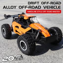 ZWN 1:16 2.4Gh Model RC Car With LED Lights 2WD Off-road Remote Control Climbing Vehicle Outdoor Cars Toys for Boys Girls Gifts