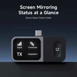 Hagibis Wireless USB C Transmitter and Receiver Kit HDMI Video Extender Mirroring Dongle for Phone Tablet Laptop Monitor Samsung