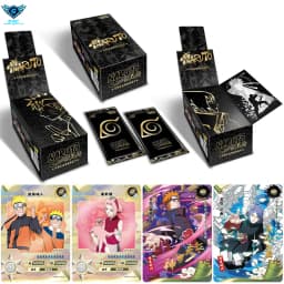 KAYOU Genuine Naruto Cards T4W9 T4W8 Booster Box Anime TCG Rare SE BP CR MR Ninja World Fight Chapter Collection Kids Toy Gift