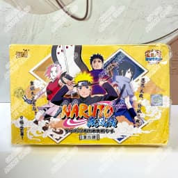 KAYOU Genuine Naruto Cards T4W9 T4W8 Booster Box Anime TCG Rare SE BP CR MR Ninja World Fight Chapter Collection Kids Toy Gift