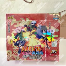 KAYOU Genuine Naruto Cards T4W9 T4W8 Booster Box Anime TCG Rare SE BP CR MR Ninja World Fight Chapter Collection Kids Toy Gift
