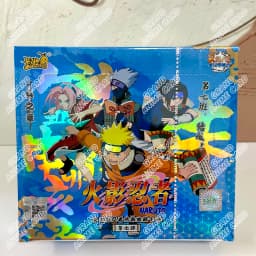 KAYOU Genuine Naruto Cards T4W9 T4W8 Booster Box Anime TCG Rare SE BP CR MR Ninja World Fight Chapter Collection Kids Toy Gift