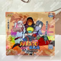 KAYOU Genuine Naruto Cards T4W9 T4W8 Booster Box Anime TCG Rare SE BP CR MR Ninja World Fight Chapter Collection Kids Toy Gift