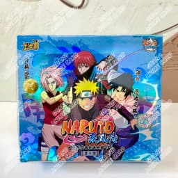 KAYOU Genuine Naruto Cards T4W9 T4W8 Booster Box Anime TCG Rare SE BP CR MR Ninja World Fight Chapter Collection Kids Toy Gift