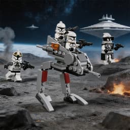 Star Wars Elite Clone Trooper Assault Robot 9488 Building Blocks Action Figure Assembled Model Toy Collectible Gift for Boys