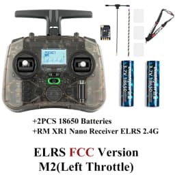 Radiomaster Pocket EdgeTX 2.4G Radio Controller FCC LBT (Mode2 Left-handed Throttle ) CC2500 / ELRS Hall Gimbal Transmitter