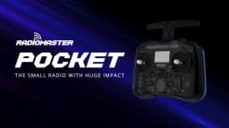 Radiomaster Pocket EdgeTX 2.4G Radio Controller FCC LBT (Mode2 Left-handed Throttle ) CC2500 / ELRS Hall Gimbal Transmitter