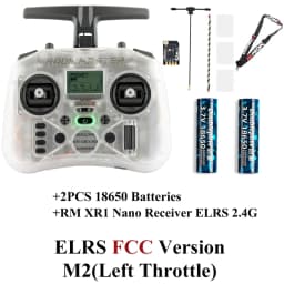 Radiomaster Pocket EdgeTX 2.4G Radio Controller FCC LBT (Mode2 Left-handed Throttle ) CC2500 / ELRS Hall Gimbal Transmitter
