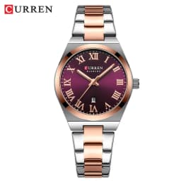 CURREN Watch Women,Watches for Women,Ladies Watches,Waterproof Fashion Dress Stainless Steel Bracelet Analog Watches Date