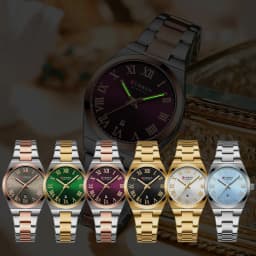 CURREN Watch Women,Watches for Women,Ladies Watches,Waterproof Fashion Dress Stainless Steel Bracelet Analog Watches Date