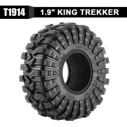 INJORA King Trekker 1.9" All Terrain Tires for 1/10 RC Crawler (118*42mm) (S5)
