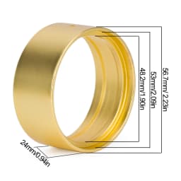 Metal 1.9" Beadlock Wheel Rim Internal Counterweight Clamp Ring for 1/10 RC Crawler Car Axial SCX10 II Traxxas TRX4 D90