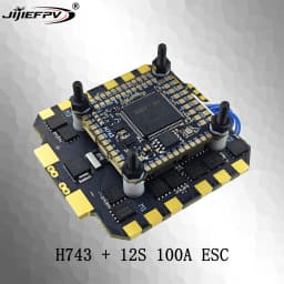 JIJIEFPV 120A 100A 80A 3-12S 4IN1 ESC H743 Stack H7 FC Flight Controller FPV Stack for MARK4 13inch FPV Drone Frame