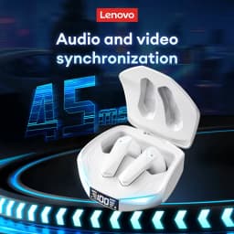 Choice Lenovo XT53 Earphone Wireless Bluetooth 5.4 Headphones Low Latency Gaming Headset Noise Reduction LED Display Earbuds New