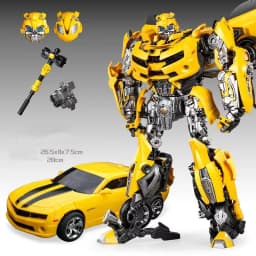 30cm Transformation Megatron Bumblebee Deformation Movie G1 Anime Figure Action Figure Alloy Robot Mode Toys Gifts