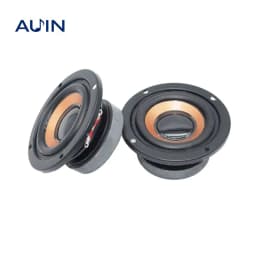 AUIN 2 Pcs/Lot 63mm 4 Ohm 5W Speakers Subwoofer 45 Core Magnetic Round Bass Loudspeaker DIY Mini Portable Bluetooth Speaker