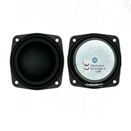 AUIN 1 pcs 3 Inch 78MM Subwoofer Speaker 4 Ohm 15W Supper Bass Audio Square Woofer DIY Home Theater Sound Bookshelf Loudspeaker