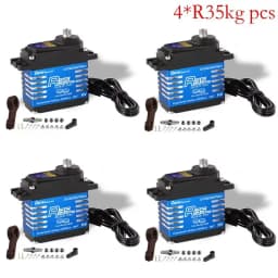 Waterproof IP68 Servo 35kg/40kg/55kg/60kg/70KG All Steel Helical Gear Digital Servos For RC Accessories 1/8 1/10 Rc Toy Car