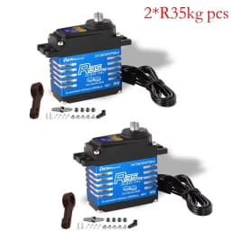Waterproof IP68 Servo 35kg/40kg/55kg/60kg/70KG All Steel Helical Gear Digital Servos For RC Accessories 1/8 1/10 Rc Toy Car