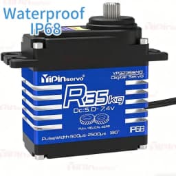 Waterproof IP68 Servo 35kg/40kg/55kg/60kg/70KG All Steel Helical Gear Digital Servos For RC Accessories 1/8 1/10 Rc Toy Car