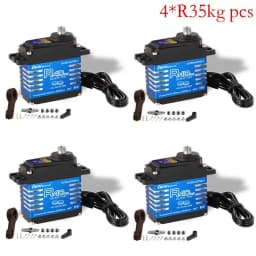 Waterproof IP68 Servo 35kg/40kg/55kg/60kg/70KG All Steel Helical Gear Digital Servos For RC Accessories 1/8 1/10 Rc Toy Car