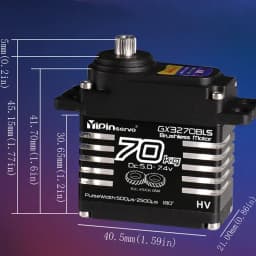 Waterproof IP68 Servo 35kg/40kg/55kg/60kg/70KG All Steel Helical Gear Digital Servos For RC Accessories 1/8 1/10 Rc Toy Car