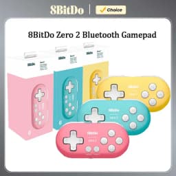 8BitDo Zero 2 Bluetooth Gamepad,Mini Game Crontroller for Nintend Switch PC Windows Android MacOS.
