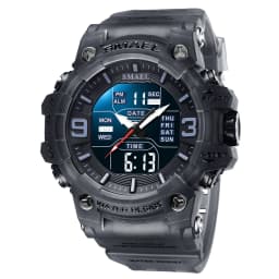Military Watches Men Sport Watch Waterproof Alarm Clock Dual Time Wristwatches Digital 8049B Army Watches Military