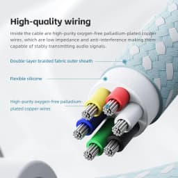 FiiO JA11 USB Type C to 3.5mm Earphone/Headphone Adapter USB C Cable USB C to 3.5 Audio Aux Cable For IOS Android