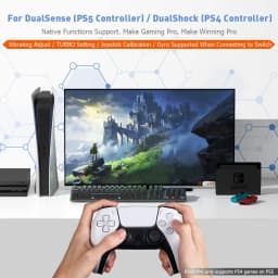 BIGBIG WON R100 Pro Wireless Adapter for Xbox One X S Controller Series X S Controller Elite Series 2 PS5 PS4 Switch Controller
