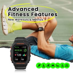 New Zeblaze Ares GPS Smart Watch Built-in Alexa & GPS Make/Answer Phone Calls Smartwatch Heart Rate Spo2 Fitness Tracking Watch