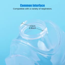 1 Piece Compatible Nasal Mask Replacement Supplies Accessories Cushion for AirFit N20 & AirTouch N20, Covers Nose, Softer Wear