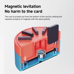 Hagibis Rotating Game Card Case with 10 Game Card Slots Creative NS Card Storage Box Holder for Switch/Lite/OLED NS Game
