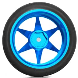 RED SPIDER 65mm Wheel Tyres Tires 12mm Hex Blue Rim Durable Rubber for 1/10 1/12 1/14 RC Car Racing Competitable Wltoys 144001