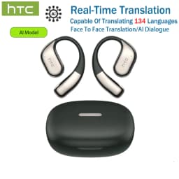 HTC NE39 AI Translate Earphone Wireless Bluetooth Earphones Long Battry Life TWS Sport Open Ear Headphones With Mic HD Call
