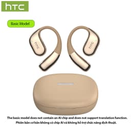 HTC NE39 AI Translate Earphone Wireless Bluetooth Earphones Long Battry Life TWS Sport Open Ear Headphones With Mic HD Call