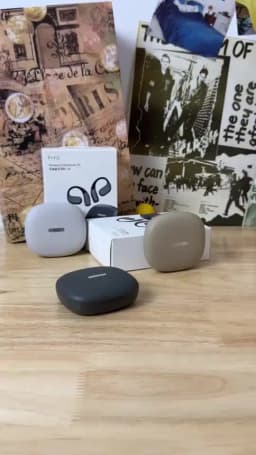 HTC NE39 AI Translate Earphone Wireless Bluetooth Earphones Long Battry Life TWS Sport Open Ear Headphones With Mic HD Call
