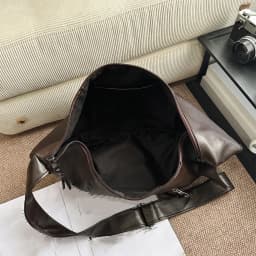 Men's Crossbody Bag Casual Versatile Fashionable Large Capacity Waist Bag Simple Lightweight Outdoor Sports Backpack