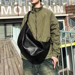 Men's Crossbody Bag Casual Versatile Fashionable Large Capacity Waist Bag Simple Lightweight Outdoor Sports Backpack