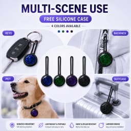 NEW Dual System Smart Bluetooth GPS Tracker Airtag Anti Lost Locator Pet Children Luggage Finder Air Tags For IOS Android 2026