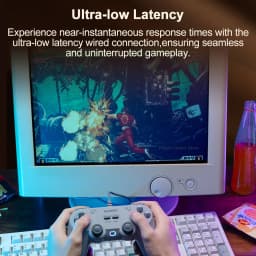 GameSir Retro Wired Gamepads for PC Steam Switch 2/1 Controller Tegenaria Lite Controle Hall Effect Stick 1000Hz Polling Rate