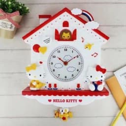Sanrio New  Hello Kitty Kuromi My Melody Cinnamoroll Pompompurin Pochacco Clock Decoration Room Fashion Trend Cute Kawaii Anime