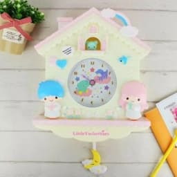 Sanrio New  Hello Kitty Kuromi My Melody Cinnamoroll Pompompurin Pochacco Clock Decoration Room Fashion Trend Cute Kawaii Anime