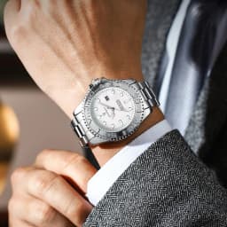 POEDAGAR Casual Fashion Man Wristwatch Waterproof Luminous Date Exquisite Men Watch Stainless Steel Classic Men's Quartz Watches