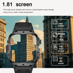 26Th New Full Touch Men'S/Women'S Watch, Smart Watch, with Multi-Sports Mode/Drinking Water Reminder/Call Reminder/Remote Photo