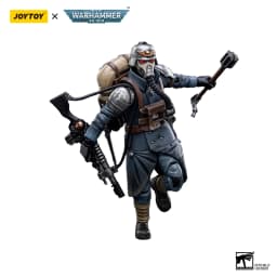 JOYTOY Warhammer 40k 1/18 Action Figures Astra Militarum Death Korps of Krieg Veteran Squad  Sergeant