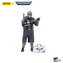 JOYTOY Warhammer 40k 1/18 Action Figures Astra Militarum Death Korps of Krieg Veteran Squad  Sergeant