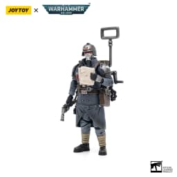 JOYTOY Warhammer 40k 1/18 Action Figures Astra Militarum Death Korps of Krieg Veteran Squad  Sergeant