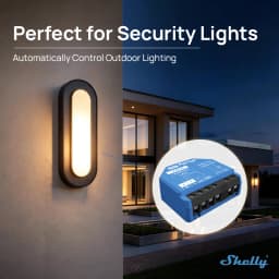 Shelly 1 Gen3 Dry Contact Smart Switch WiFi Bluetooth Operated Relay Low Voltage Support Over Temperature Protection Control